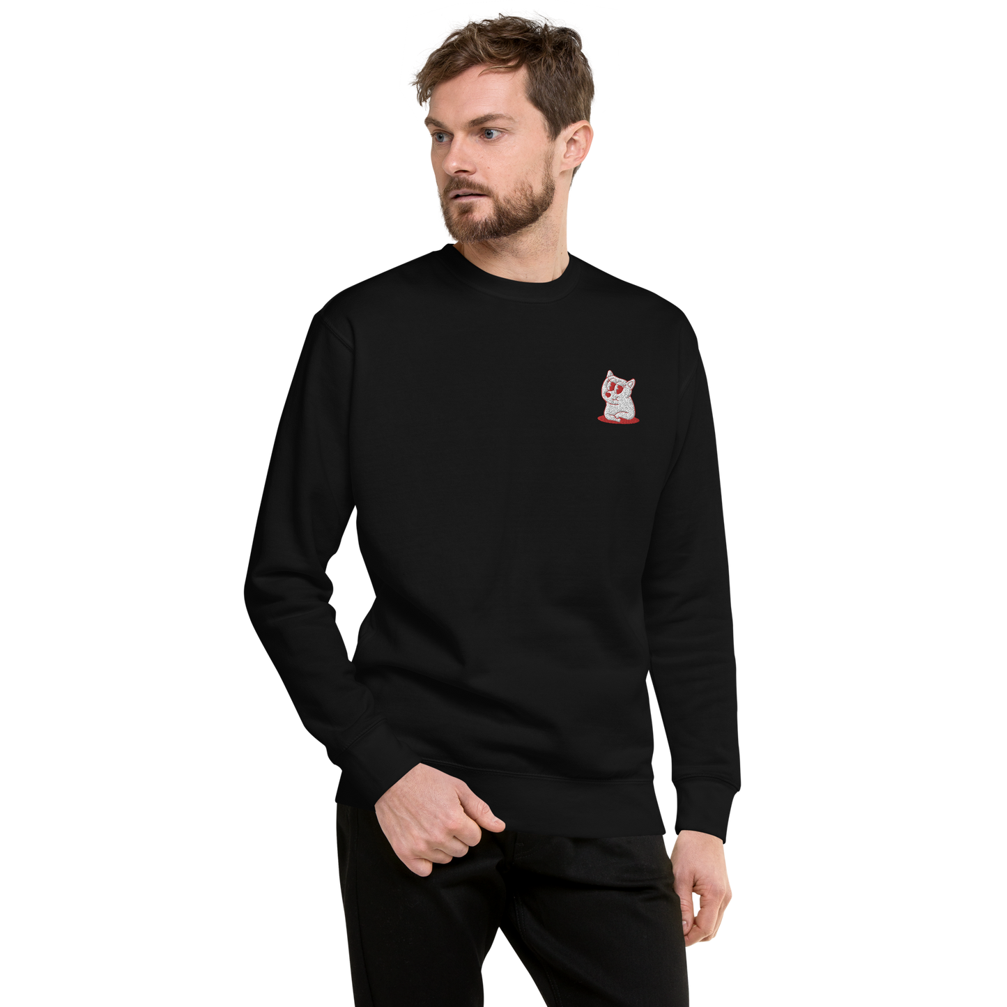 Kabosu in Red Sweatshirt
