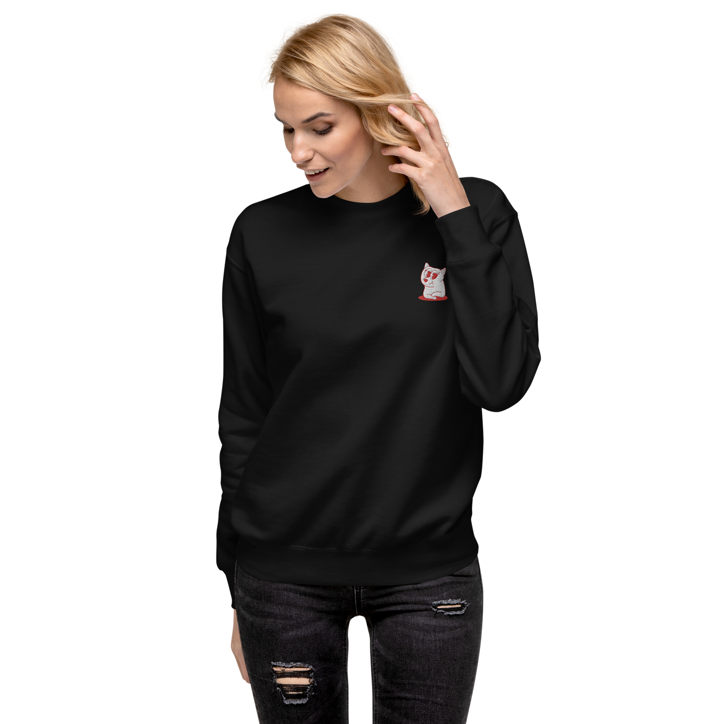 Kabosu in Red Sweatshirt