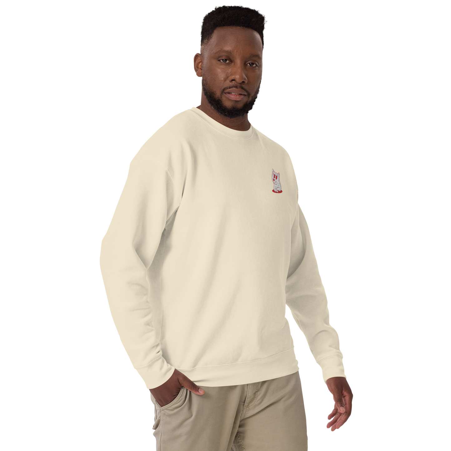 Kabosu in Red Sweatshirt